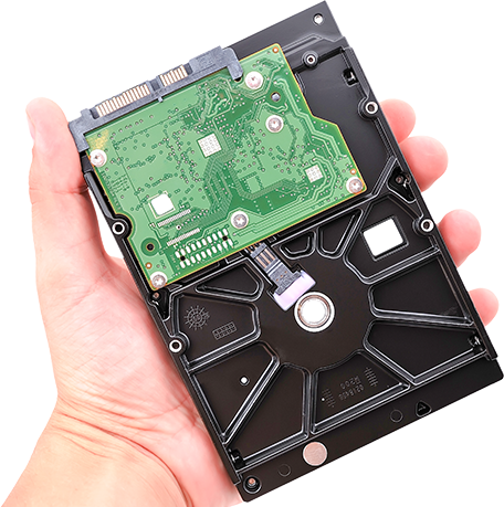 holding hard drive
